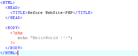 Before <a href="http://www.website-php.com">WebSite-PHP FrameWork</a>